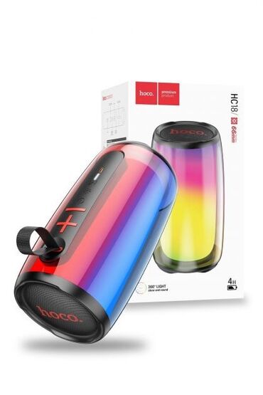 akusticheskie sistemy so vstroennym fm priemnikom s sabvuferom: Беспроводная Портативная Bluetooth Колонка Hoco HC18 Jumper с RGB