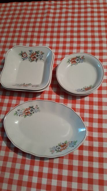 Nahar dəstləri və servizlər: Nahar dəsti, rəng - Ağ, Farfor, 6 nəfərlik, SSRİ -da lalafo.az — 10 Nahar dəstləri və servizlər: Nahar dəsti, rəng - Ağ, Farfor, 6 nəfərlik, SSRİ — 10