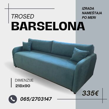 lidl sto za decu: Trosed Barselona dimenzija 218x90 izradjen od kvalitetnih materijala