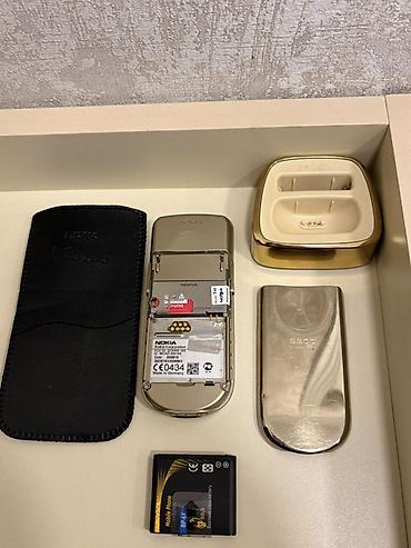nokia 8800 original: Nokia 8 Sirocco, rəng - Qızılı, Düyməli, Zəmanət — 10