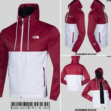 lacoste duks muski: Gornji deo trenerke, S (EU 48), The North Face, bоја - Crvena