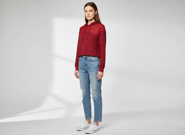 stradivarius bluzy: Кофта з каптуром жіноча, розмір S
