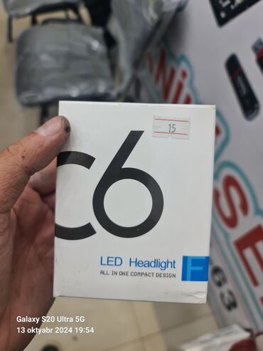 led spotlar: C6 firmasi 9005 led.Yenidir cutu 10 azn Whatsappla da elaqe saxlaya