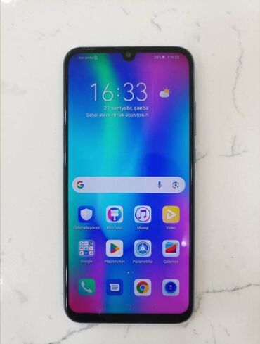 Honor: Honor 10 Lite, 32 GB, rəng - Qara, Barmaq izi, İki sim kartlı