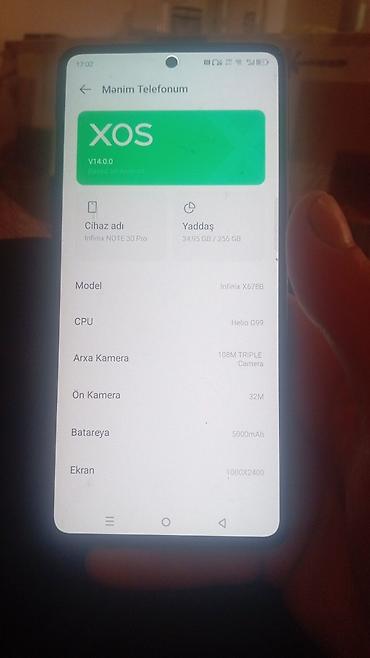iphone 12 pro max vietnam: Infinix Note 30 Pro, 256 GB, rəng - Narıncı, Zəmanət — 2