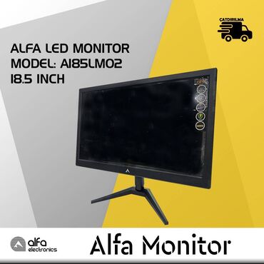 Monitorlar: Monitor LED "Alfa, 18.5 INCH 60 Hz" ALFA LED MONITOR MODEL: A185LM02