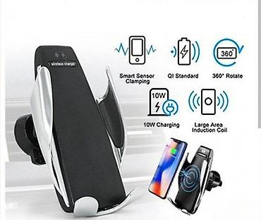 indukciona ploca cena: Auto punjač i držač za telefon 2u1 S5 🚗📱 Bežični punjač - Bezicni — 1