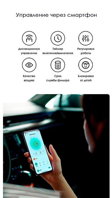 purifier: Воздухоочиститель MiJia Напольный, Воздушный, НЕРА, Антибактериальный — 5