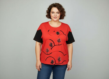 klasyczne koszulki piłkarskie: Women`s T-shirt, size 9XL