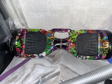 электрический скутер в баку: Rəngarəng qrafiti dizaynlı hoverboard (gyroskuter) - Təkər ölçüsü