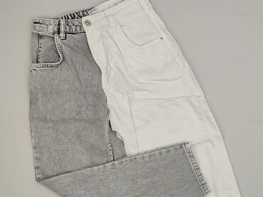 bluzki w paski mango: Bershka, Spodnie materiałowe damskie, rozmiar S