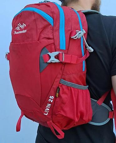 Sportske torbe i rančevi: Planinarski ranac Senterlan Levin 25 – crveni - Zapremina: 25 l — 8