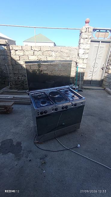 Indesit kombi plitə və soba - Üst hissə: 4 ocaq gözlü – 2 qazlı