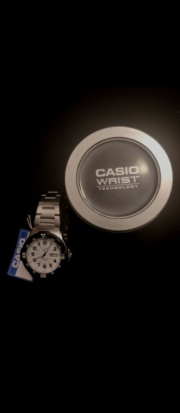 Очки: Новый, Наручные часы, Casio, цвет - Серый