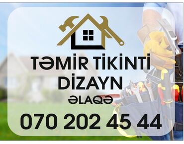 ремонт фасадов: Xidmət: Təmir, tikinti və dizayn - Mənzil və fərdi evlər üçün peşəkar