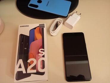 samsung a2 core qiymeti: Samsung A20s, 32 GB, rəng - Qara, İki sim kartlı