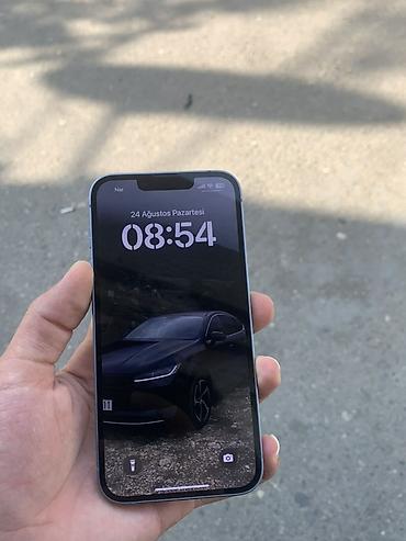 2 ci el komputer: IPhone 14, 128 GB, Mavi, Qırıq — 1