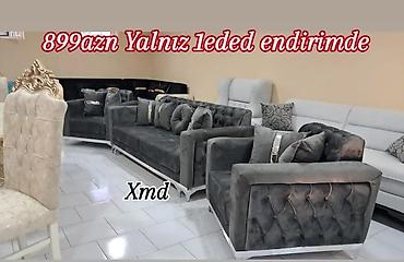 Xüsusi endirim: 899 AZN – Yalnız 1 ədəd Qonaq otağı üçün şık yumşaq