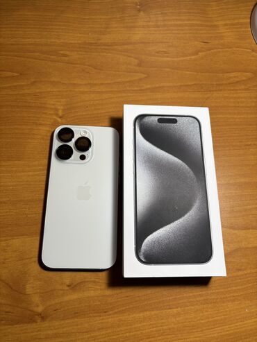 айфон 16 про макс цена в бишкеке: IPhone 15 Pro, Новый, 1 ТБ, White Titanium, Чехол, Коробка, 100 %