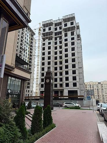 жк английский квартал: 1 комната, 56 м², Асанбай мкр Элитка, 8 этаж, ПСО (под самоотделку) — 4