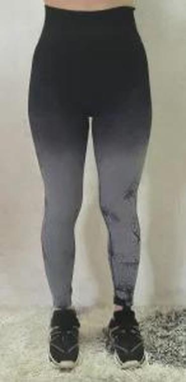 Helanke, biciklistički šortsevi: Ženske sportske helanke – visoki struk, bez šavova, elastične - — 20