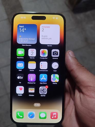 Apple iPhone: IPhone 14 Pro, Gümüşü, Face ID — 6