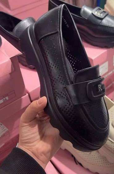 Mokasine: Ženske kožne mokasine sa perforacijama ( 36-41) - Model: moderne — 5