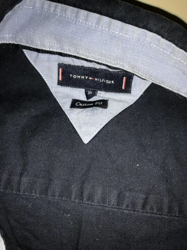 Košulje: Original Tommy Hilfiger kosulja L 100% cotton Teget plava Ramena 50cm — 2