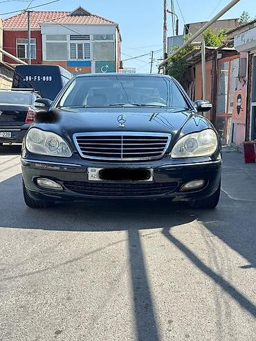 Mercedes-Benz S-Class (W220), s350 qara sedan Xüsusiyyətlər: - Kuzov