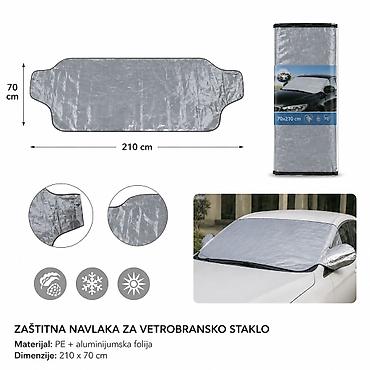KMT auto oprema za sneg 2008775 Zaštitna navlaka za vetrobransko
