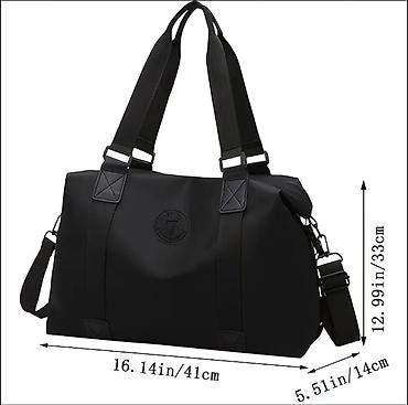 qara canta: Səyahət/İdman çantası – - Ölçülər: - Qara model: 10 azn 41 x 14 x 33 — 1