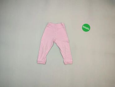Spodnie: Spodnie, 2 lata, wzrost - 92 cm., wzór - Print, kolor - Różowy