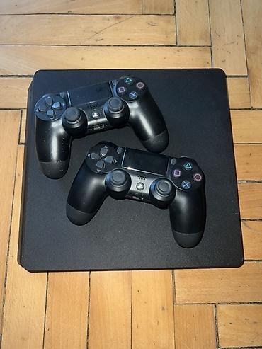 pse 4: PlayStation 4 slim 500gb Yaxsi veziyette, 2 joystik, disk yoxdur Real — 1