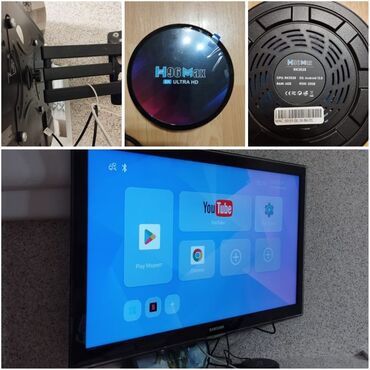 реклама на тв бегущая строка: Samsung tv 82 ekran sade+kranşteyn birge qiymet 130 man.elave smart