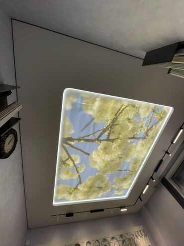 Натяжной потолок: Натяжной потолок Матовое, 3D потолки, Глянцевое Гарантия, Демонтаж, Монтаж — 3