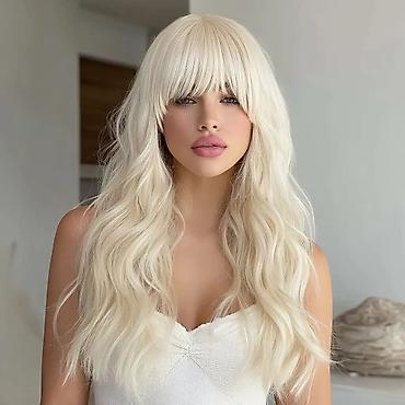 Perike i klipse: Perika sa šiškama – duge frizure u više boja - Stilovi: ravna ekstra — 6