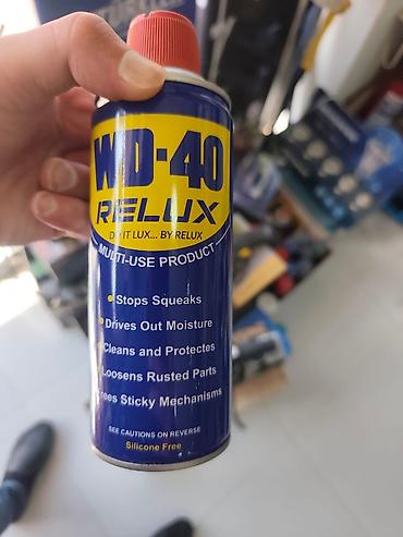 silikon tapanca kley: WD-40 RELUX çoxməqsədli aerosol Xüsusiyyətlər: - Cırıltını aradan — 1