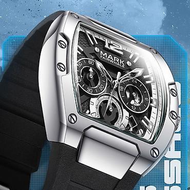 Классические часы: Классические часы часы, Водонепроницаемые, Секундомер, Мужские, Новый — 8