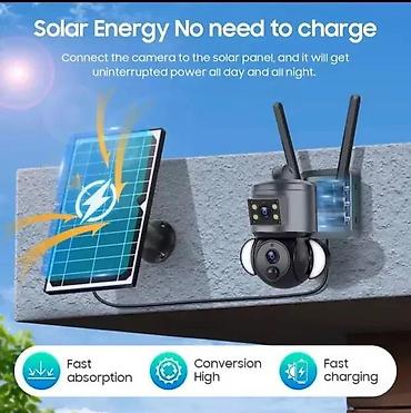 susara za meso: Solarna kamera 4G SIM app UBox samonapajajuća ZOOM Zvuk Roto. Kamera — 5