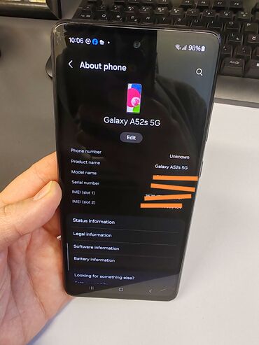 Samsung: Samsung Galaxy A52s, 128 GB, bоја - Crna, Dual SIM — 6