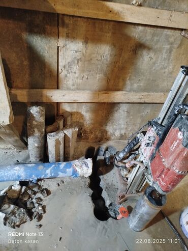 Beton işləri: Beton kəsmə beton deşmə xidməti Karot - HILTI DD 200 / 350 ilə 25 ° — 13