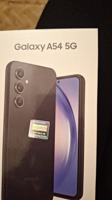 Mobil telefonlar: Samsung Galaxy A54 5G, 256 GB, rəng - Qara, Barmaq izi, Sensor, Face ID