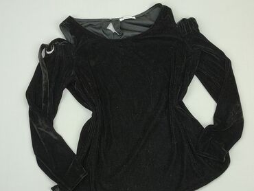 czarne bluzki z krótkim rękawem reserved: Blouse, Reserved, S (EU 36), condition - Very good