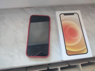 Apple iPhone: IPhone 12 mini, 64 GB, Ağ, Simsiz şarj, Face ID, Sənədlərlə