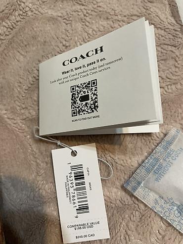 Косметички: Косметичка/кейc для аксессуаров COACH - Фирменный принт Signature с — 6
