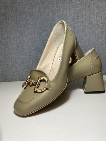 обувь туфли женские: Туфли 37, цвет - Зеленый