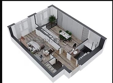 artwin: 1 комната, 41 м², АЮ Гранд Элитка, 6 этаж, ПСО (под самоотделку) — 2