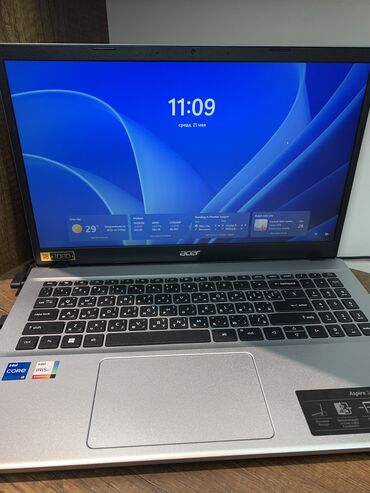 hp i5: Ноутбук, Acer, 32 ГБ ОЗУ, Intel Core i5, 15.6 ", Новый, Для работы, учебы, память SSD