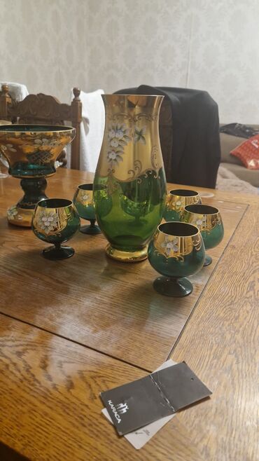Digər dəstlər və servizlər: Real alıcıya endirim olacaq. Bohemia üslubunda dekorativ şüşə və — 10