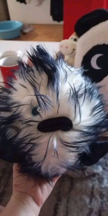 Torbe: Plišana torbica u obliku srca - Model: srce, mekani veštački krzneni — 169